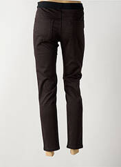 Jeans coupe slim marron ANNA MONTANA pour femme seconde vue