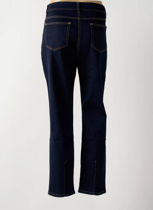 Jeans coupe droite bleu ANNA MONTANA pour femme