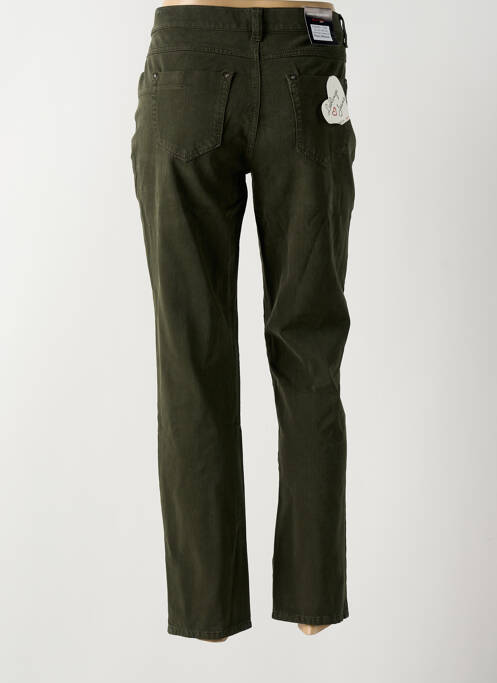 Jeans coupe slim vert ANNA MONTANA pour femme