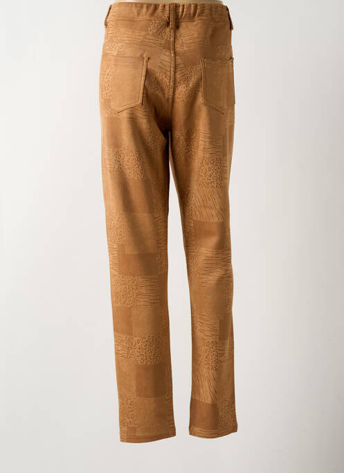 Jegging marron QUATRE VINGT JOURS pour femme