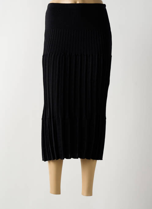 Jupe mi-longue noir TELMAIL pour femme
