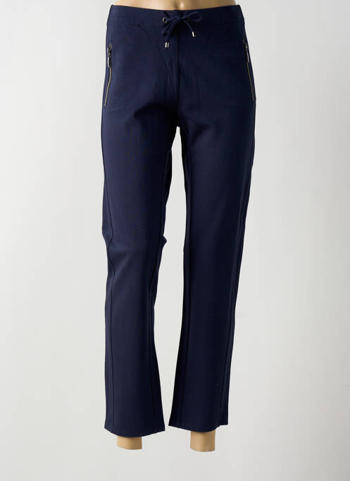 Pantalon droit bleu BARBARA LEBEK pour femme