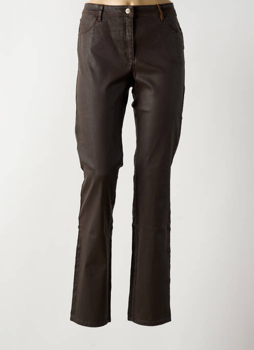 Pantalon slim marron COUTURIST pour femme