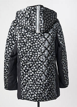 Doudoune poches a capuche noir AZAY femme