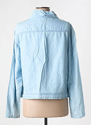 Veste casual fermeture zippée sur le devant bleu BARBARA LEBEK femme