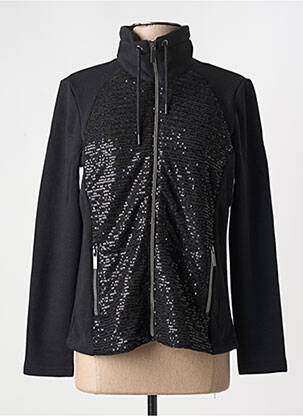 Veste casual coupe cintrée noir BARBARA LEBEK femme