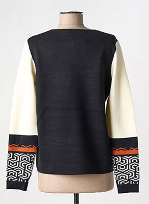 Pull coupe droite manches longues noir TELMAIL femme