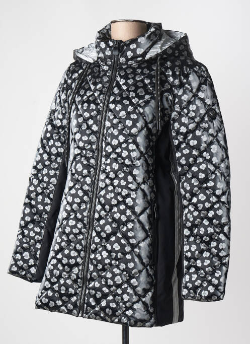 Doudoune poches a capuche noir AZAY femme