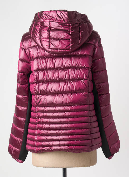 Doudoune poches a capuche violet IL GRANCHIO femme