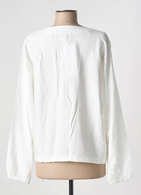 Veste casual col rond blanc JOY OF LIFE femme