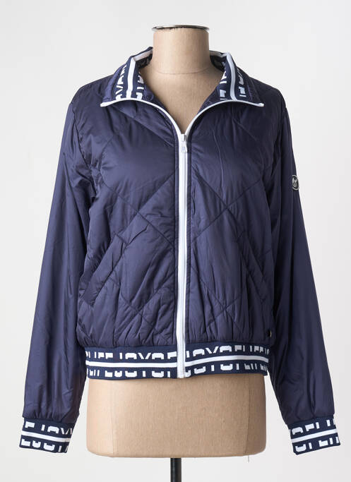 Veste casual finition intérieure doublée bleu JOY OF LIFE femme