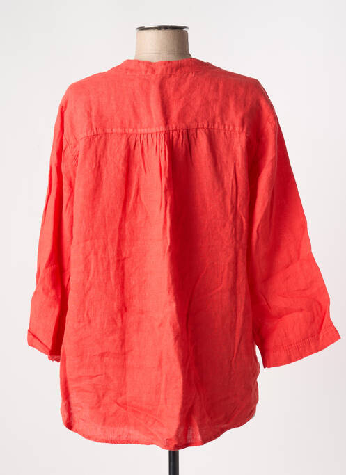 Blouse col rond manches longues rouge JOY OF LIFE femme