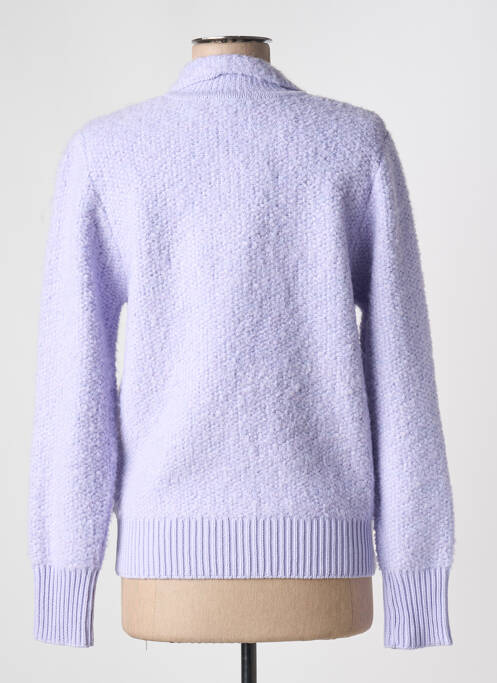 Gilet manches longues violet JOY OF LIFE femme