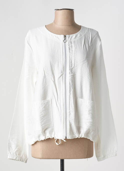 Veste casual blanc JOY OF LIFE pour femme