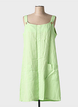 Robe mi-longue sans manche sans manche vert COUTURIST femme