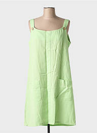 Robe mi-longue sans manche sans manche vert COUTURIST femme