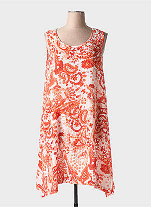 Tunique sans manche légère et transparente orange G!OZE femme