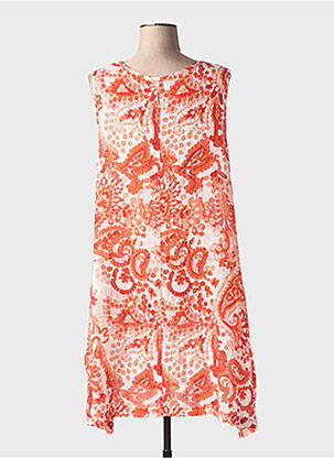 Tunique sans manche légère et transparente orange G!OZE femme