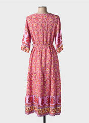 Robe longue rose NARA pour femme seconde vue