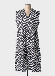 Robe mi-longue noir NARA pour femme seconde vue