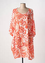 Robe mi-longue orange G!OZE pour femme seconde vue