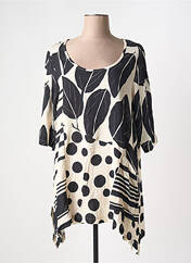 Tunique manches longues beige G!OZE pour femme seconde vue