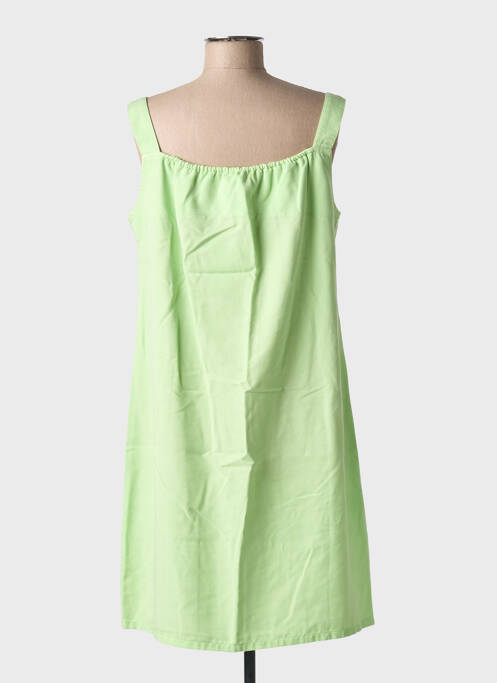 Robe mi-longue sans manche sans manche vert COUTURIST femme