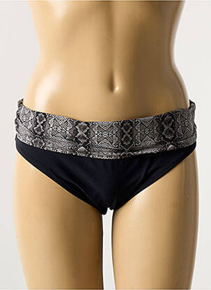 Bas de maillot de bain tissage satiné culotte noir CHANTELLE femme