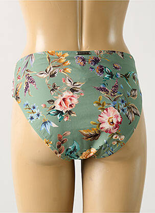 Bas de maillot de bain imprimé fleurs culotte vert WATERCULT femme