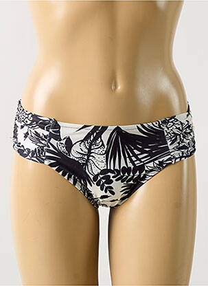 Bas de maillot de bain imprimé tie and dye culotte noir WATERCULT femme