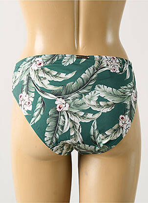 Bas de maillot de bain imprimé tie and dye culotte vert WATERCULT femme