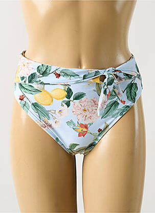 Bas de maillot de bain imprimé tie and dye culotte bleu WATERCULT femme