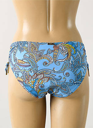 Bas de maillot de bain imprimé fantaisie culotte bleu MARYAN MEHLHORN femme
