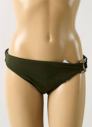 Bas de maillot de bain stretch culotte vert HATEIA femme
