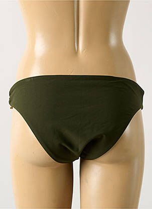 Bas de maillot de bain stretch culotte vert HATEIA femme