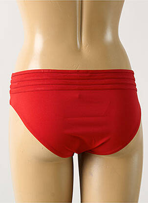 Bas de maillot de bain tissage satiné culotte rouge D NU D femme