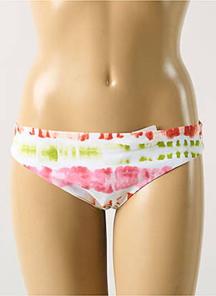 Bas de maillot de bain tissage satiné culotte rose PASSIONATA femme