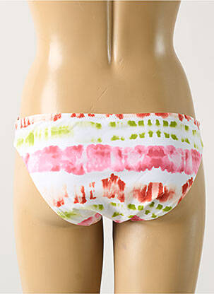 Bas de maillot de bain tissage satiné culotte rose PASSIONATA femme