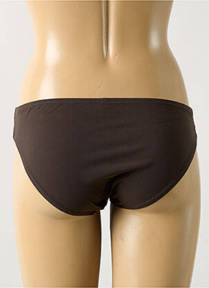 Bas de maillot de bain stretch culotte marron CHANTELLE femme