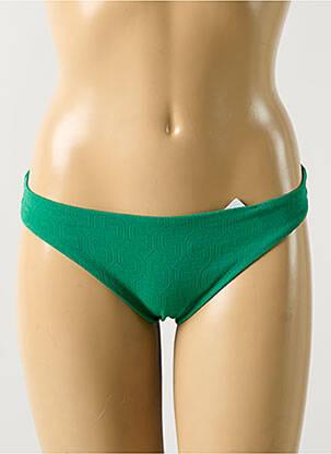 Bas de maillot de bain stretch culotte vert CHANTELLE femme