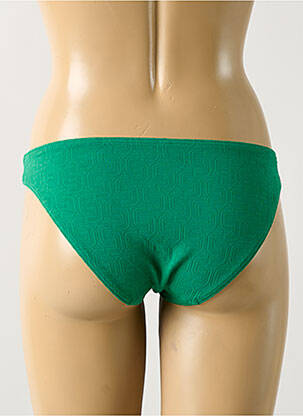 Bas de maillot de bain stretch culotte vert CHANTELLE femme