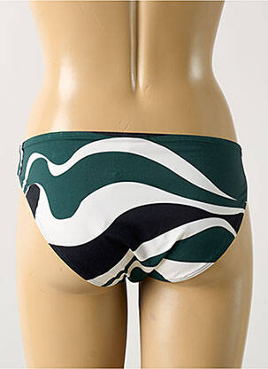 Bas de maillot de bain imprimé fantaisie culotte vert D NU D femme