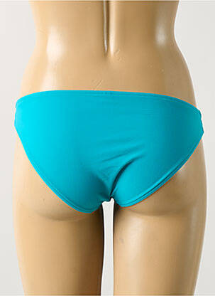 Bas de maillot de bain effet matière satinée culotte bleu CHANTELLE femme