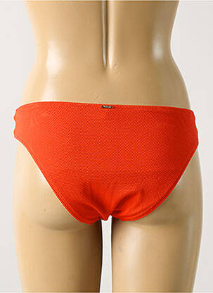 Bas de maillot de bain effet matière satinée culotte orange AUBADE femme