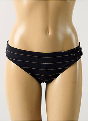 Bas de maillot de bain effet matière satinée culotte noir CHANTELLE femme