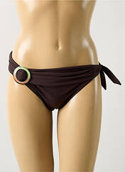 Bas de maillot de bain marron HATEIA pour femme seconde vue