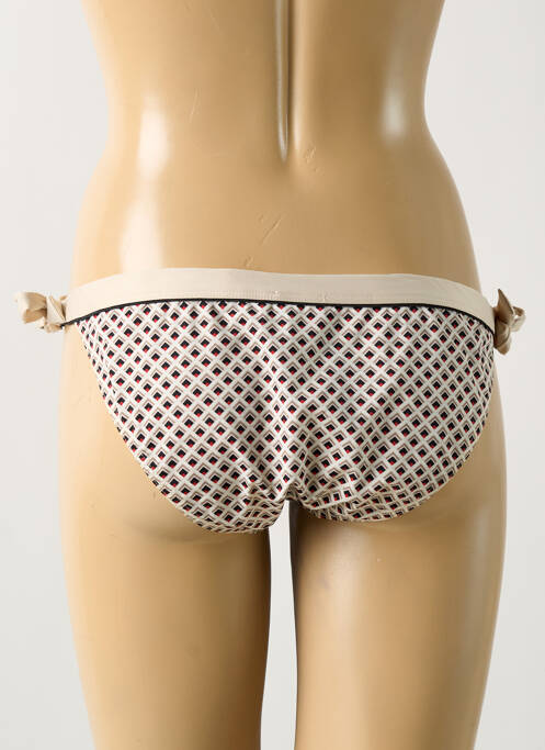 Bas de maillot de bain beige LE BOURGET pour femme