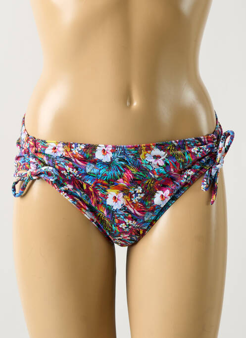 Bas de maillot de bain rouge LAURA BY JANINE ROBIN pour femme