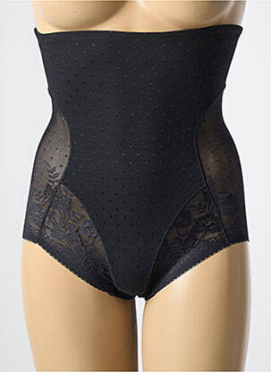 Culotte gainante broderie noir JANIRA femme