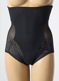 Culotte gainante broderie noir JANIRA femme